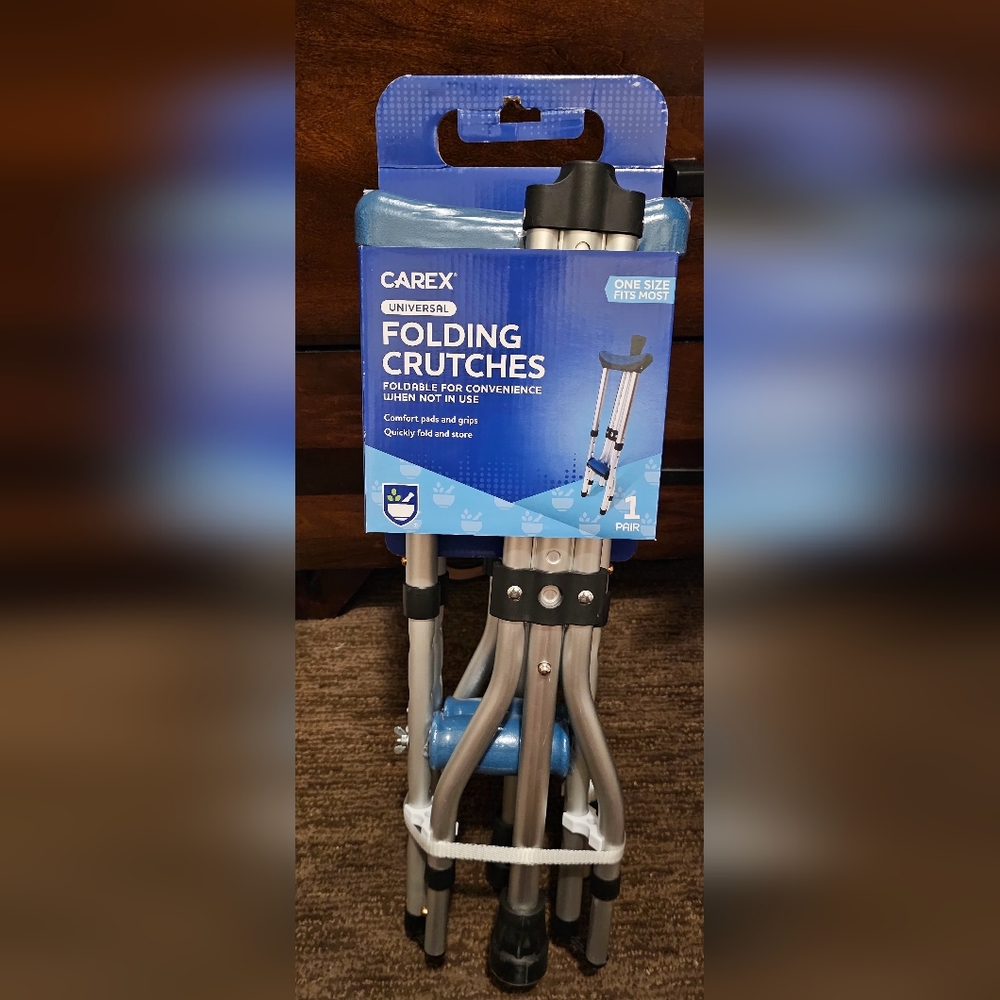 Carex Universal Folding Crutches